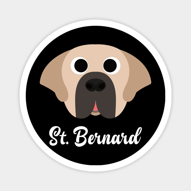 St. Bernard - Saint Bernard Magnet by DoggyStyles